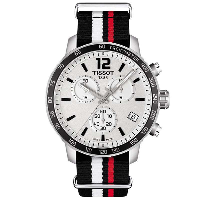 天梭tissot商务时捷系列帆布表带皮带休闲时尚男士石英表t