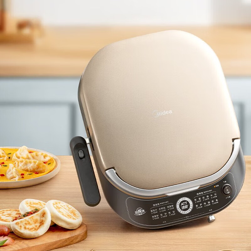 大火力上下双盘可拆洗 烙饼煎饼锅三明治早餐机蒸汽煎烤机电饼jke3070