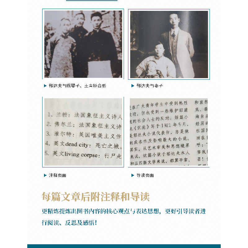 正版 郁达夫小说精选:沉沦春风沉醉的晚上 郁达夫 二十一世纪出版高清大图