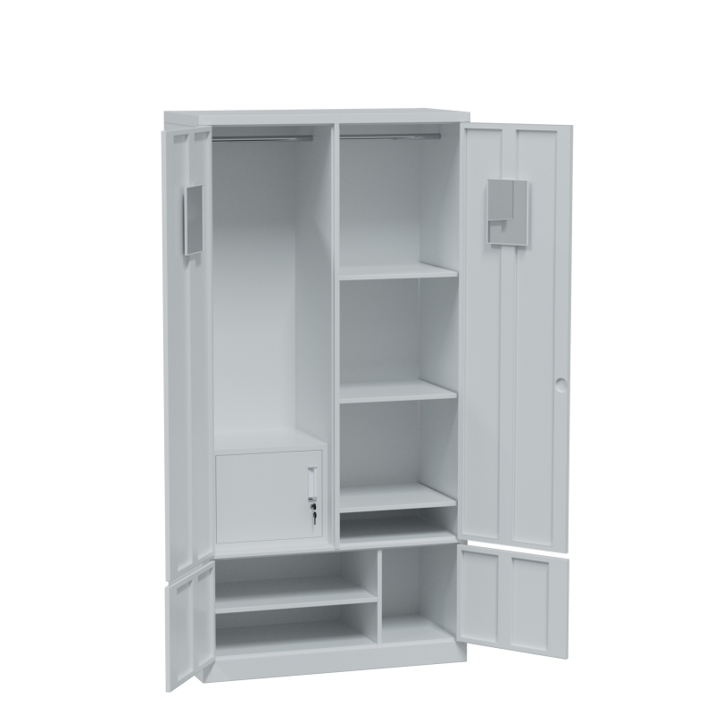 铭思达更衣柜二门台高清大图