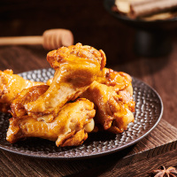 来伊份 蜂蜜鸡翅根100g/袋 来一份蜜烤小鸡腿鸡肉熟食即食零食小吃休闲食品苏宁超市自营零食