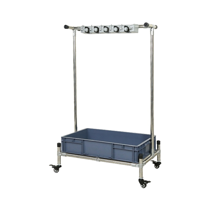 翌嘉 YJ5091932 拖把架 10挂双面灰盆移动款 660*420*1100mm高清大图