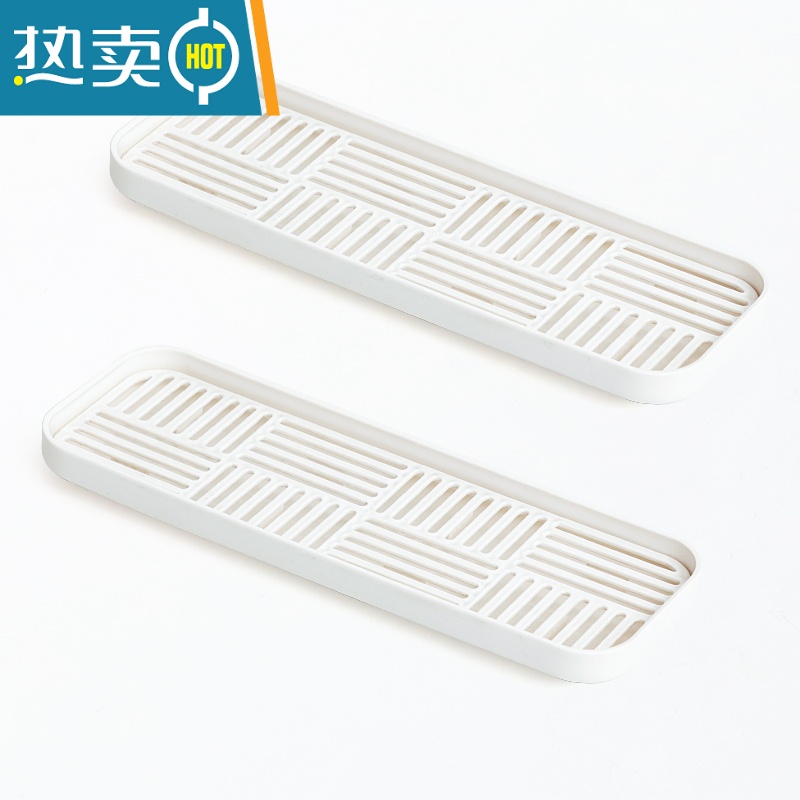 敬平大肥皂盒大号长方形沥水盒洗衣皂盒肥皂香皂置物架香皂盒沥水创意 新款小号白色2个