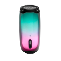 JBL PULSE4全新音乐脉动4便携式360°炫彩光效环绕蓝牙音箱无线户外音响低音 黑色