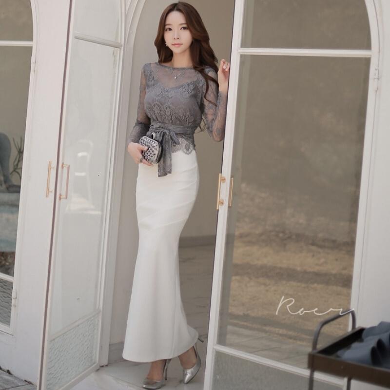2018春装新款女装时尚高腰鱼尾包臀一步裙长裙优雅礼服半身裙女夏