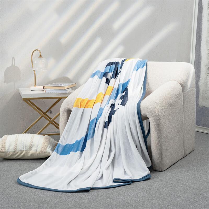 水星家纺家用床上用品毛毯法兰绒毯DH若欧法兰绒毯150cm×200cm/条