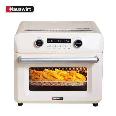 hauswirt海氏电烤箱k5米白色空气炸烤箱家用无油薯条机电烤箱低脂高