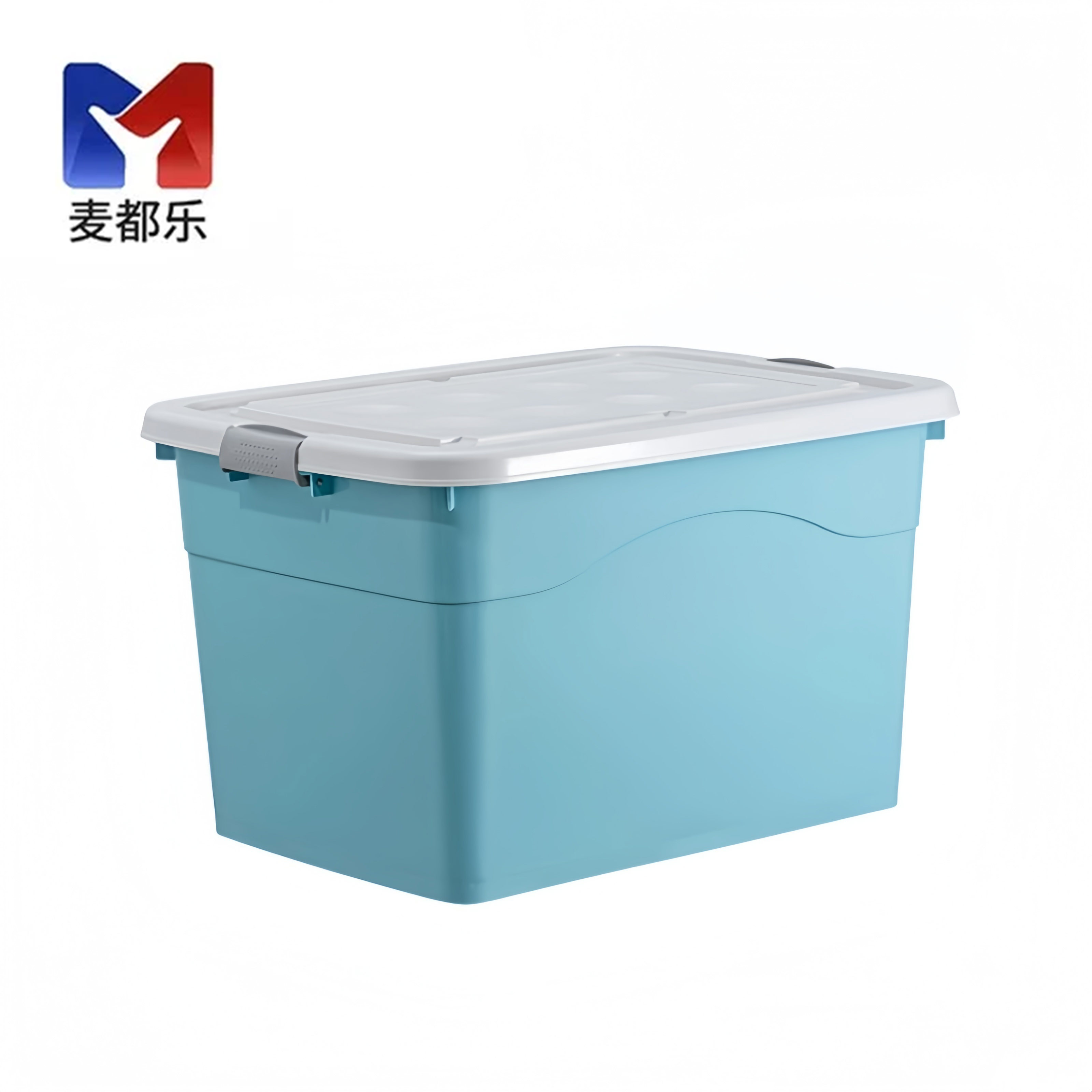 麦都乐 大号整理箱 350#(长80*宽59高48cm)带轮 个