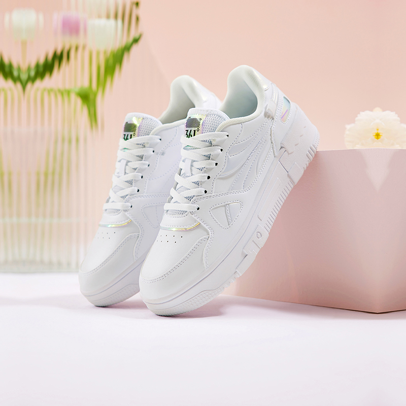 361°女鞋板鞋新款休闲鞋百搭小白鞋厚底运动鞋