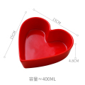 创意陶瓷心形碗家用爱心甜品碗个性桃心烤箱碗蒸蛋碗双皮奶碗