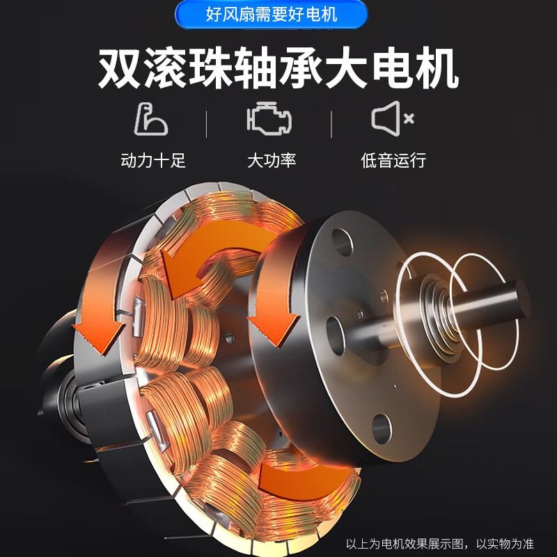 工业风扇落地扇强力牛角扇大功率大风力电风扇工地工厂车间高清大图