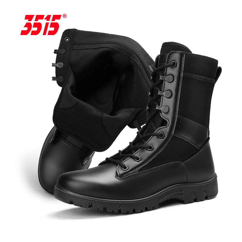 际华3515强人战术靴男超轻战训靴春季高帮靴军勾靴工装靴户外靴子