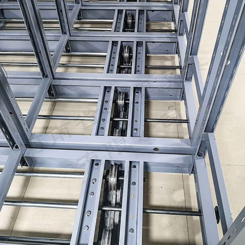 [硕辉]手动密集架 移动密集文件柜 档案柜 手动病例资料架 2400*950*560mm 单价为一列一组 九组起发高清大图