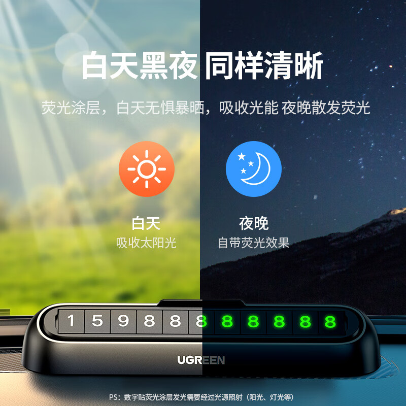 绿联临时停车牌配数字贴 送双号码-10组 LP318/80937 5个起订 (货期3-6天)高清大图