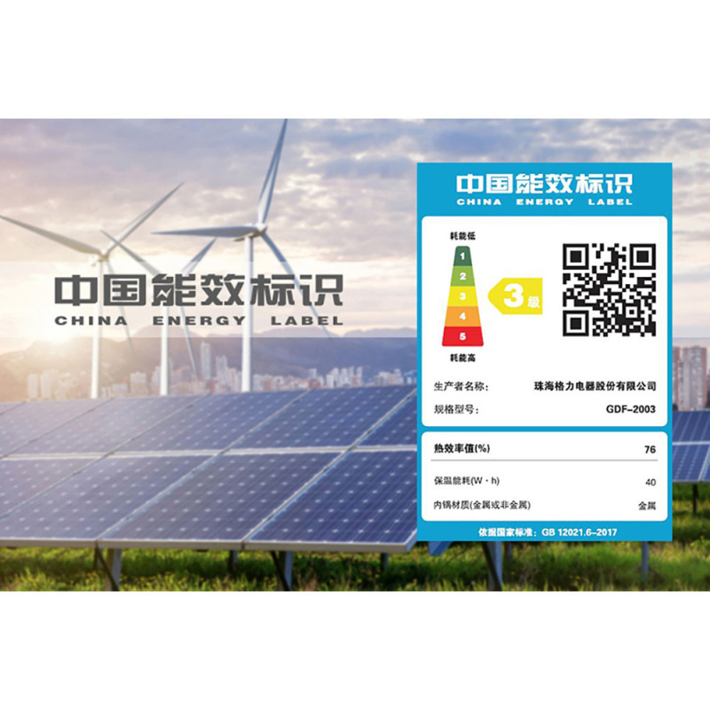 格力(GREE)电饭煲 2L 小巧外观 一键控制 1.5mm“黄金内胆”,耐磨不粘,上盖可拆,GDF-2003 格力白色