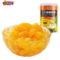 [林家铺子旗舰店]果汁桔子罐头425g*6罐新鲜水果罐头出口食品整箱
