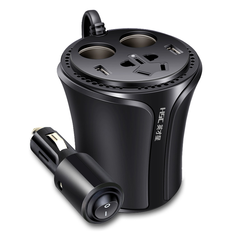 车载逆变器12v转220V家用电源转换汽车多功能点烟充电插座