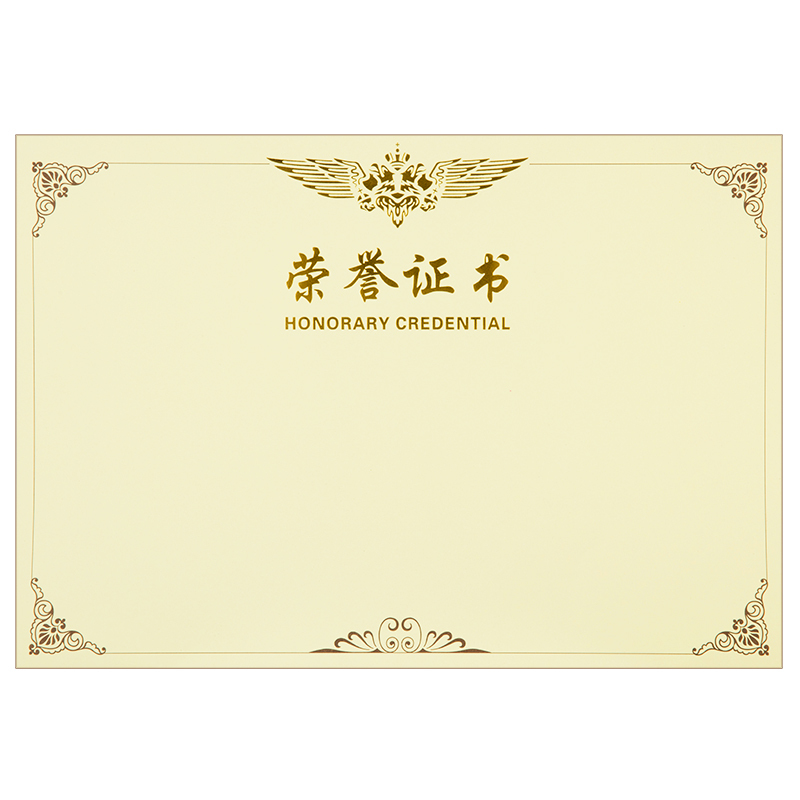 得力(deli)标准配件3232荣誉证书内芯12K(20张)