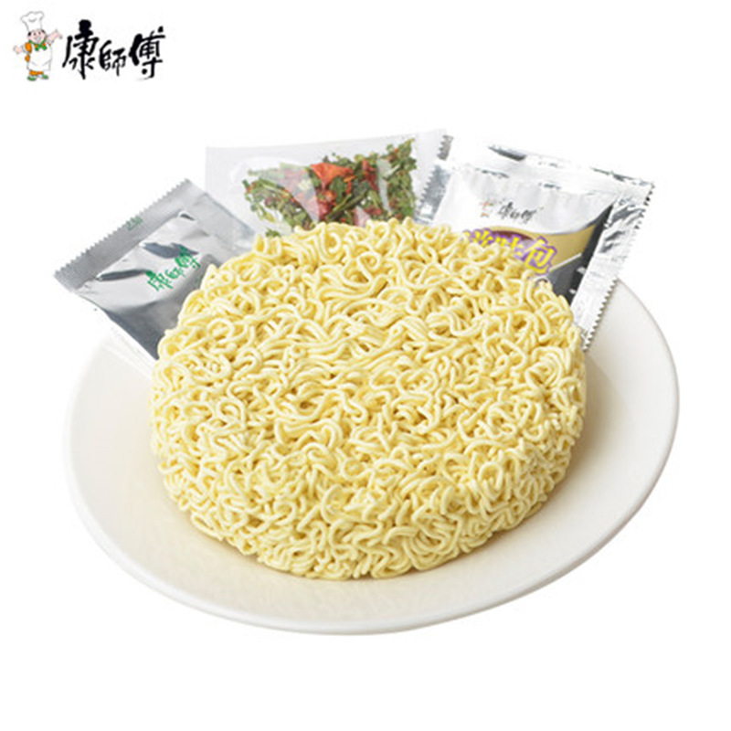康师傅 好滋味袋面红烧牛肉面 5包/组 面饼82.5克+配料