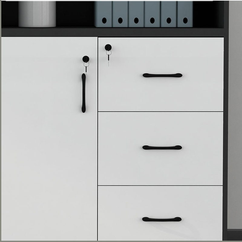 烁恒储物柜4门3抽台高清大图