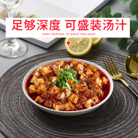 碗家用单个陶瓷米饭碗套装餐具烘焙精灵纯白瓷碗10个简约碗碟五寸大碗 5英寸金钟碗(10个装)