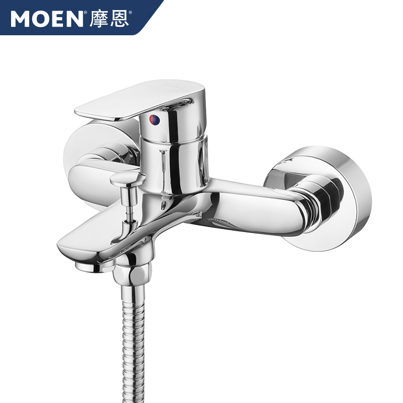 摩恩淋浴花洒手持喷头挂墙式花洒套装浴缸龙头浴室滑杆手持花洒套装