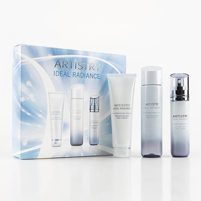 安利雅姿臻透焕白乳液套装洁面乳爽肤水乳液保湿正品护肤品