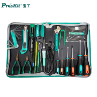 宝工（Pro'skit) PK-612NH 电工维修工具组焊接烙铁工具组套（26件）一套搞定