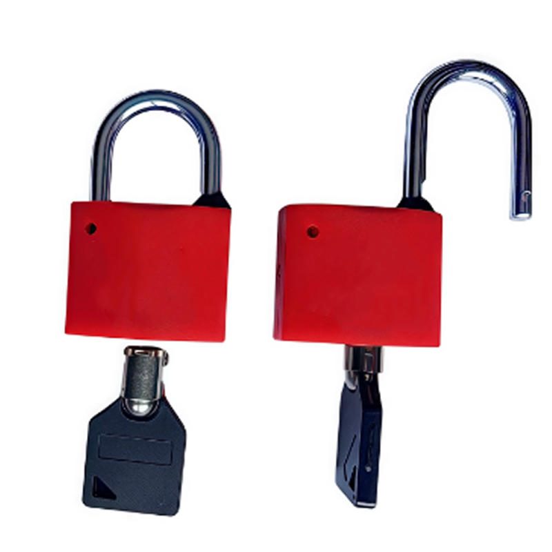 鸿灵睿芯 GS12 不锈钢+锌合金 30mm*20mm 挂锁(计价单位:个)红色高清大图