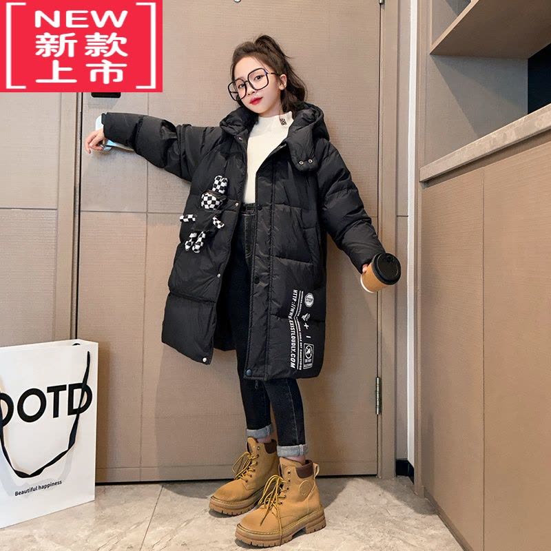 可莉允女童棉服冬装2022新款洋气儿童装冬季外套棉袄中大童羽绒加厚棉衣图片
