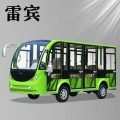 雷宾 电动观光车四轮全封闭8-11座景区旅游校园酒店巡逻车 营区机场接待看房车摆渡游览车 豪华版