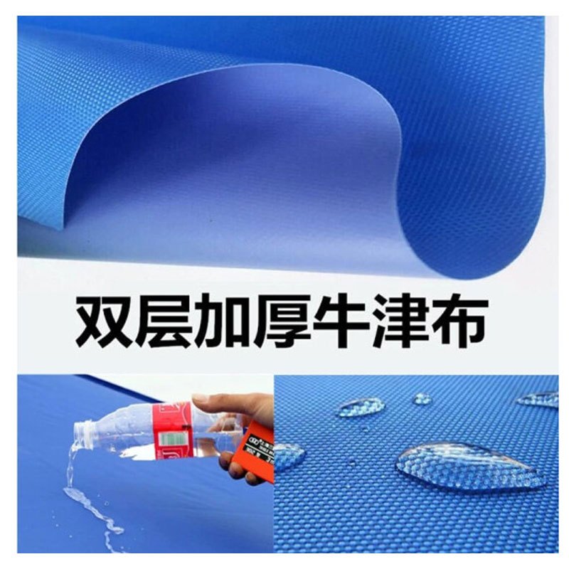 安赛瑞户外遮阳棚 四角伞棚广告防雨摆摊遮阳篷伞 蓝色加厚四角帐篷3X3