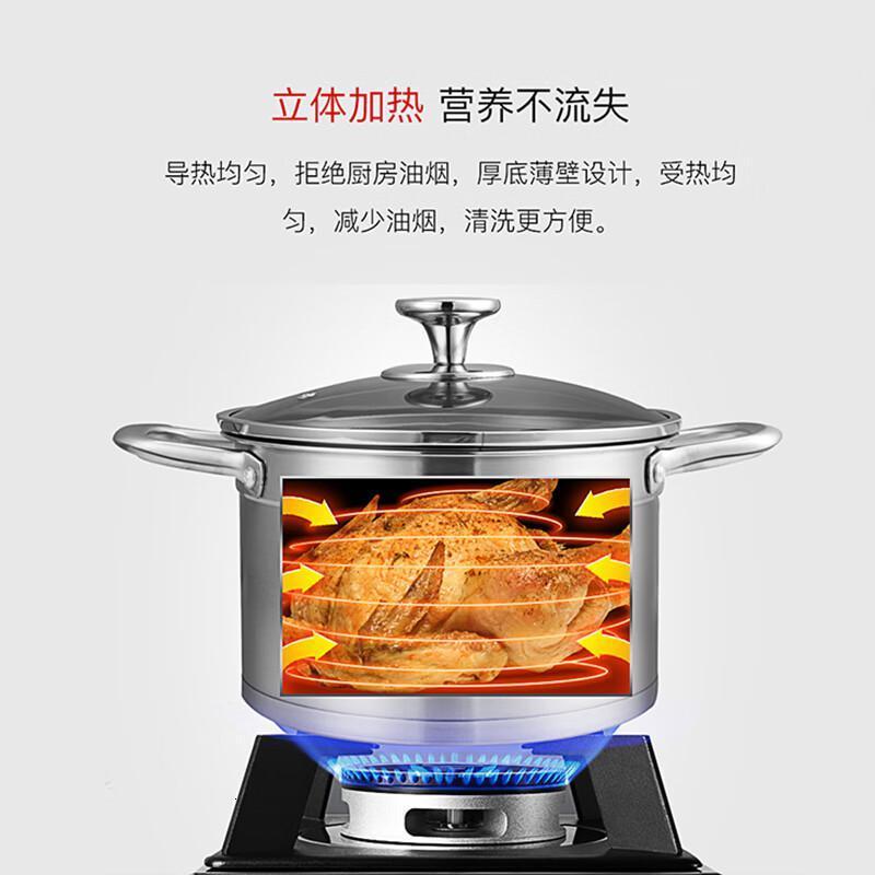 康巴赫304不锈钢汤锅22cmTOUC22A1高清大图