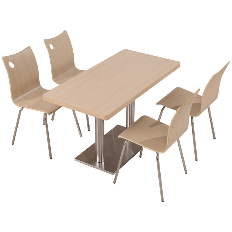 臻远ZY4040801 餐厅桌椅餐桌椅组合一桌四椅