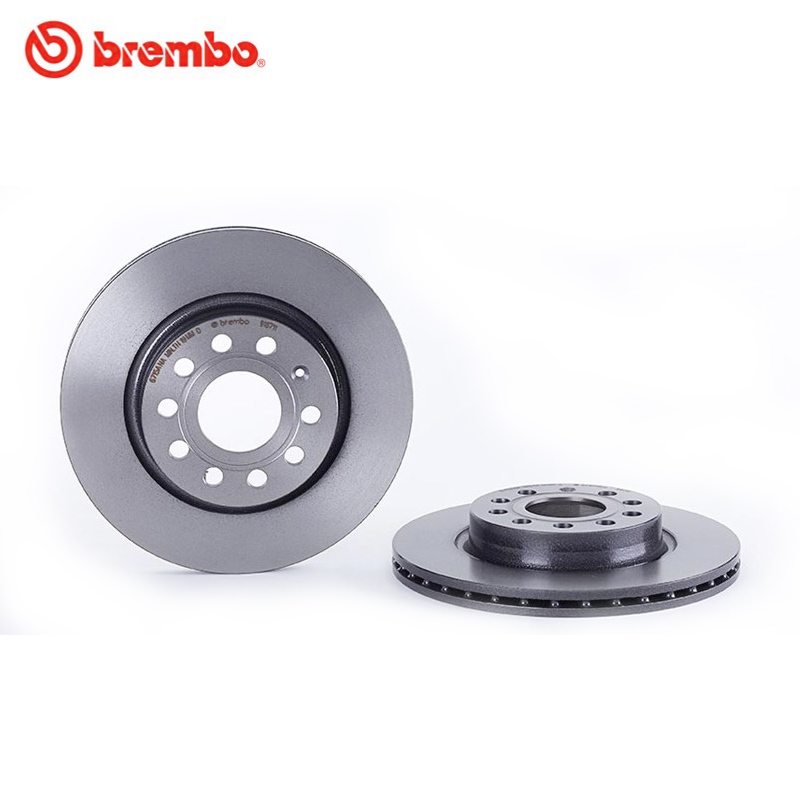 布雷博(brembo)前盘09.9167.11适配开迪/速腾/甲壳虫/07-15款明锐(对装)