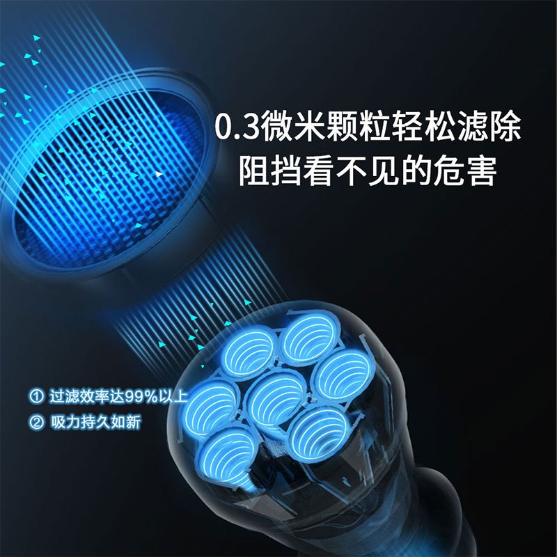松下无线吸尘器家用小型大吸力手持低噪大功率床上车载两用除螨机MC-A10V高清大图