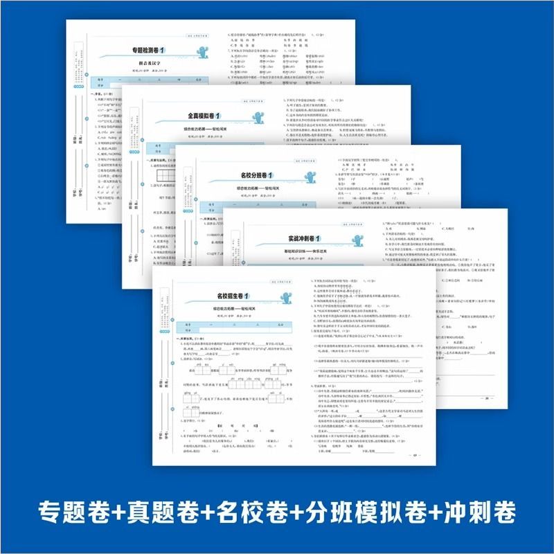 [3科冲刺][小升初模拟冲刺卷]2024语数英 小学升初中 [正版]小升初模拟冲刺卷2024新版六年级总复习必刷题小升初