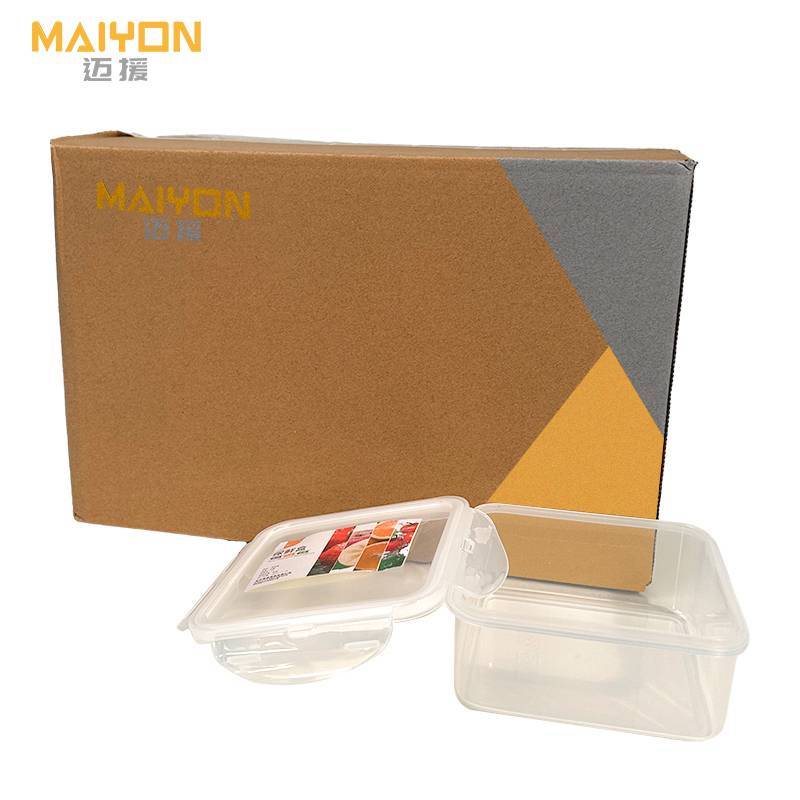 迈援 保鲜盒 2350ml透明长方形 个图片