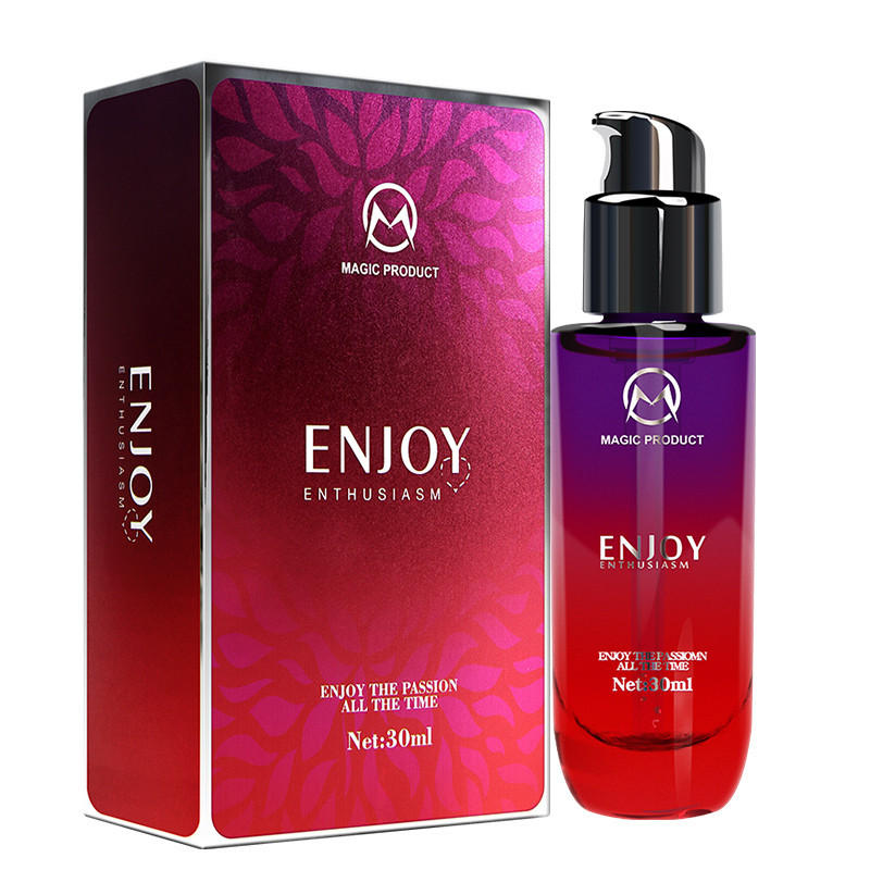魔品Enjoy情趣高潮液增强凝露30ml搭配仿真阳具电池款