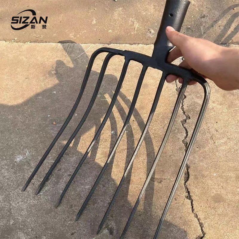 斯赞 石碴耙 带柄七齿 根图片