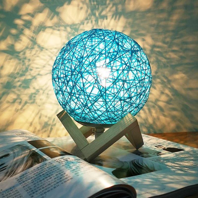 小夜灯插电梦幻ins星空投影台灯闪电客卧室床头灯浪漫网红