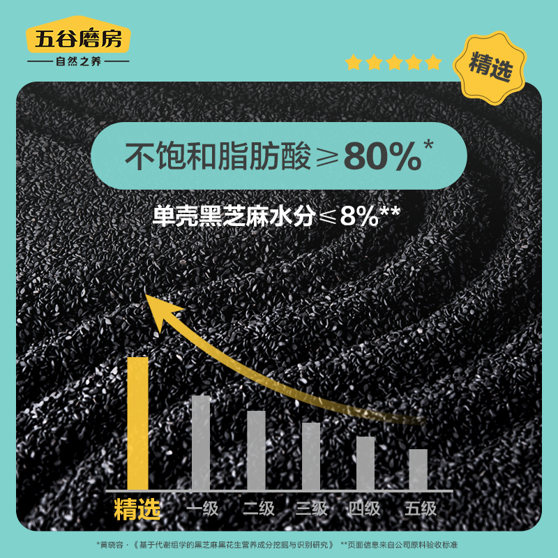 五谷磨房 黑芝麻丸 手工辟谷糕点丸子芝麻球即食126g高清大图