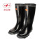 双安防水透气户外溯溪雨鞋男女款防滑耐磨轻便透气舒适旅行鞋双安 6kv绝缘雨鞋 厨房鞋防水鞋 黑色高筒雨靴 牛筋防滑耐磨劳