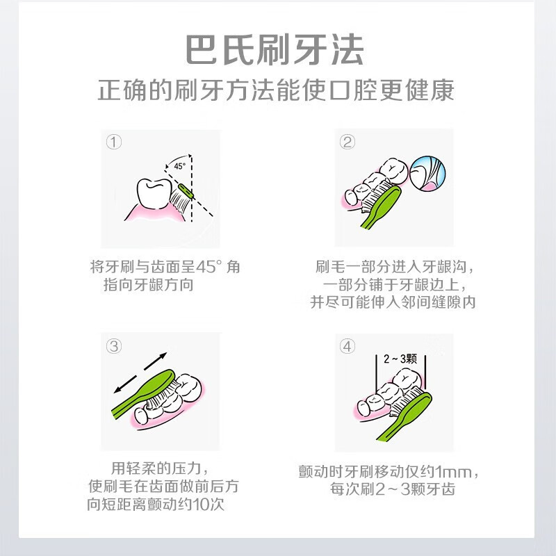 纳爱斯牙刷NAS0086亲齿家族按摩牙刷两支装(YS706)高清大图