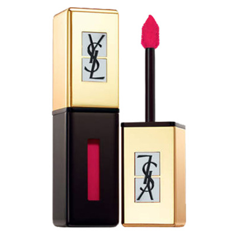 YSL 圣罗兰金管水唇釉#201号罂粟红 6ml/盒 保湿润唇彩