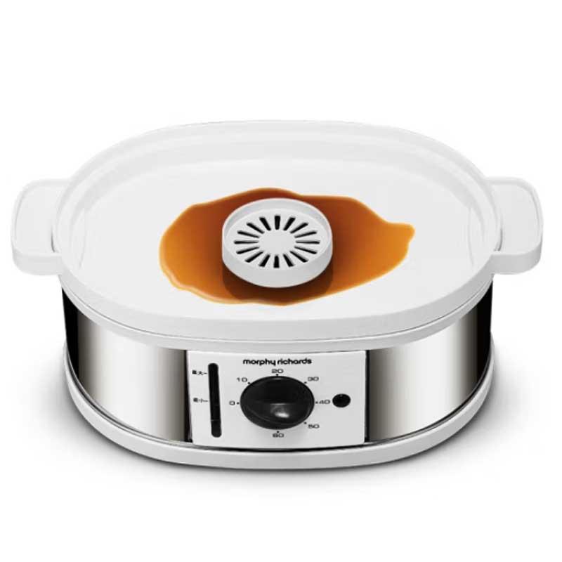 摩飞三层多功能电蒸锅(白色) 750W/9L MR1148高清大图