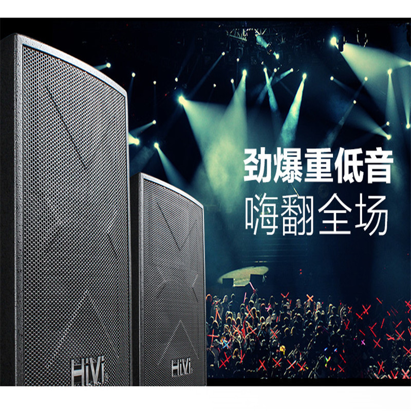 惠威 (HIVI)RC1215全频音箱2.0声道 会议室舞台家庭KTV卡拉ok 专业音箱