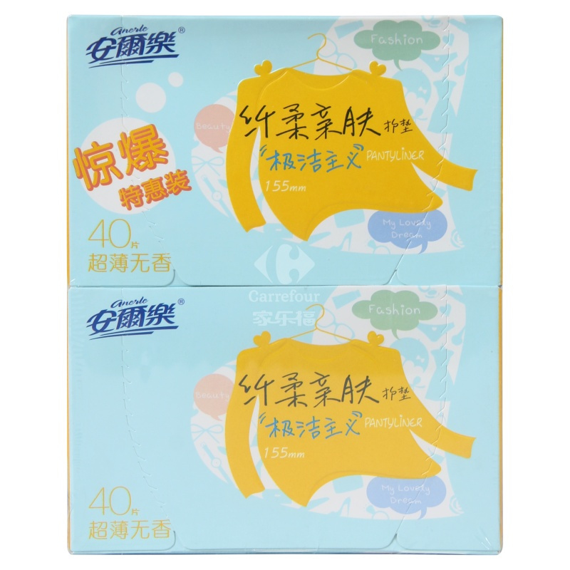 安尔乐纤柔护垫80 片
