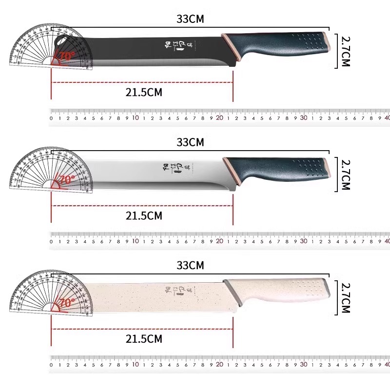 墨绿柄西瓜刀高清大图