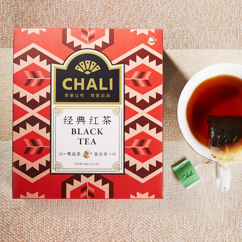 ChaLi 茶里经典红茶无纺布茶包盒装200g(2g*100包)高清大图